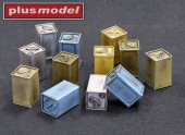 Plus model DP3012 British canisters Flimsy late 1:35