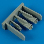 Quickboost QB32 108 MiG-23 Flogger air scoops for Trumpeter 1:32
