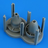 Quickboost QB32 363 He 162A-1/2 detailed fan & engine turbine for Revell/Hobby 2000 1:32