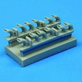 Quickboost QB48 027 Fw 190D-9 exhausts for Tamiya for 1:48