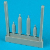Quickboost QB48 065 Spitfire F Mk. 24 cannon barels for Airfix for 1:48