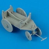 Quickboost QB48 102 German WWII support cart for external fuel tank 1:48