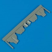 Quickboost QB48 233 MiG-3 undercarriage covers for Trumpeter for 1:48