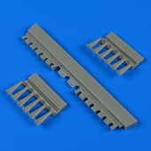 Quickboost QB48 751 Heinkel He51.B exhaust for Roden 1:48