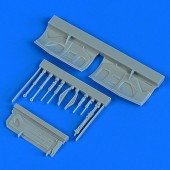 Quickboost QB48 903 F-16A/B Fighting Falcon undercarriage covers for Hasegawa 1:48
