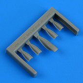 Quickboost QB49 197 MiG-29 Fulcrum air intakes for GWH 1:48