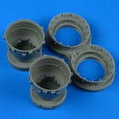 Quickboost QB49 206 B-25J Mitchell cowlings and cooling flaps (opened) for HK Model 1:48