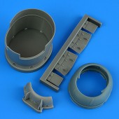 Quickboost QB49 210 F6F-5 Hellcat cowling and cooling flaps (opened) for Eduard 1:48