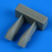 Quickboost QB49 242 Bf 109F air intake - late for Hasegawa 1:48