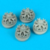 Quickboost QB72 050 B-24 engines (for Academy) for Academy for 1:72