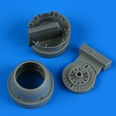 Quickboost QB72 692 Fw 190D-9 cowling & cooling flaps (opened) 1:72