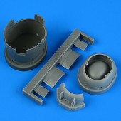 Quickboost QB72 749 F6F-3 Hellcat early cowling and cooling flaps - closed for Eduard 1:72