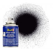 Revell 34108 Spray Black matt 