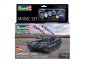 Revell 63368 Model Set Leopard 2A4 - Special Decoration 40th An 1:35