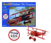 Revell 74116 Starter Kit Fokker DR.1 Triplane 1:72