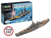 Revell 75183 Starter Kit Battleship USS New Jersey 1:1200