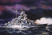Revell 75802 Starter Kit Bismarck 1:1200