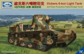 Riich Models CV35-005 Vickers 6-Ton light tank Alt B Early Production-Poland-Riveted Turret 1:35