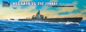 Riich Models RS20002 USS Gato SS-212 Fleet Submarine (1944)+ +OS2U-3 Kingfisher Floatplane 1:200