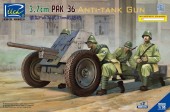 Riich Models RV35026 German 3.7cm Pak 36 Anti-Tank Gun (model kits x2) with Metal gun barrel 1:35