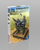 Riich Models RV35047 WWII German Zwillingssockel 36 Anti-Aircraft MG Mount w.Solider(include PE&Decal 1:35