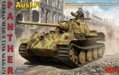Rye Field Model 5045 Panther Ausf.F w/workable track links 1:35