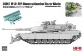 Rye Field Model 5048 USMC M1A1 FEP Abrams/Combat Dozer Blade with workable track links 1:35
