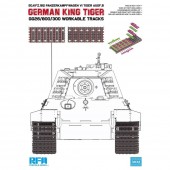 Rye Field Model RFM3032 German King Tiger GG26/800/300 Workable Tracks 1:35