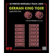 Rye Field Model RFM3033 German King Tiger GG26/800/300 1:35