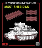 Rye Field Model RFM3034 M551 Sheridan Workable Track Links 1:35