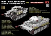 Rye Field Model RFM5131 Tiger I Initial Production Early 1943 w/ Full Interior Updated Version 1:35
