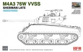 Rye Field Model RFM5132 M4A3 76W VVSS Sherman Late Standard Version 1:35