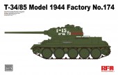 Rye Field Model RM-5079 1:35 T-34/85 Model 1944 Factory No.174