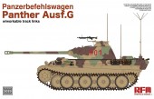 Rye Field Model RM-5089 1:35 German tank Panzerbefehlswagen Panther Ausf.G with workable track links