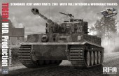 Rye Field Model RM-5100 1:35 Pz.Kpfw. VI Ausf. E Tiger I Mid. Prod. Standard/Cut Away Parts full interior&workable tracks -