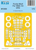 Special Hobby 100-M72069 Focke Wulf Fw 189A-1/2 UHU MASK 1:72