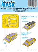 Special Hobby M72023 SIAI-Marchetti SF-260EA/D/EU Late Bulged Canopy Type Mask 1:72
