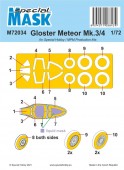 Special Hobby M72034 Gloster Meteor Mk.3/4 MASK 1:72