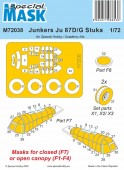 Special Hobby M72038 Junkers Ju 87D/G Stuka Mask / for Special Hobby and Academy kits 1:72
