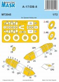 Special Hobby M72045 A-17/DB-8 MASK 1:72