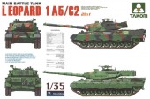 Takom TAK2004 Main Battle Tank Leopartd 1 A5/C2 2 in 1 1:35