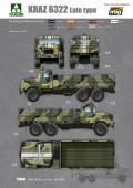 Takom TAK2022 Ukraine KrAz-6322 Heavy Truck (late type 1:35