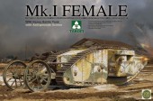 Takom TAK2033 WWI Heavy Battle Tank Mk.I female with anti grenade screen 1:35