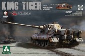 Takom TAK2047S WWII German Heavy Tank Sd.Kfz.182 King Tiger Henschel Turret w/Zimmerit 1:35