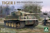 Takom TAK2198 Tiger I Mid-Production w/Zimmerit Sd.Kfz.181 Pz.Kpfw.VI Ausf.E 1:35