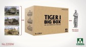 Takom TAK2200W Tiger I Big Box Mid+Late+Mid/Otto Carius + 1/16 Otto Carius (Limited edition) 1:35