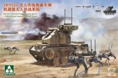 Takom TAK2223 ZRY-222 Unmanned Combat Ground Vehicle & Robot Wolves Unmanned Combat System 1:35