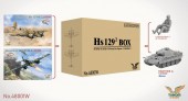 Takom TAK48001W Hs 129 BOX Hs 129 B2+Hs 129 B3+3D Printed Set Figures x2+Panther A (Limited edition) 1:48