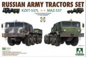 Takom TAK5003 Russian Army Tractors KZKT-537L & MAZ537 1+1 1:72