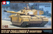 TAMIYA 32601 1:48 British Main Battle Tank Challenger 2 (Desertised)